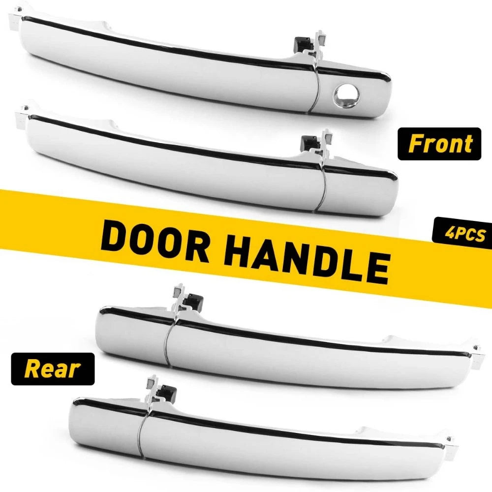 Set of 4 Door Handles for Infiniti Nissan (Exterior, Left/Right)