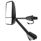 Driver Side Mirror Complete Black for Kenworth T170 T370 T600 T660 (2008–2016)