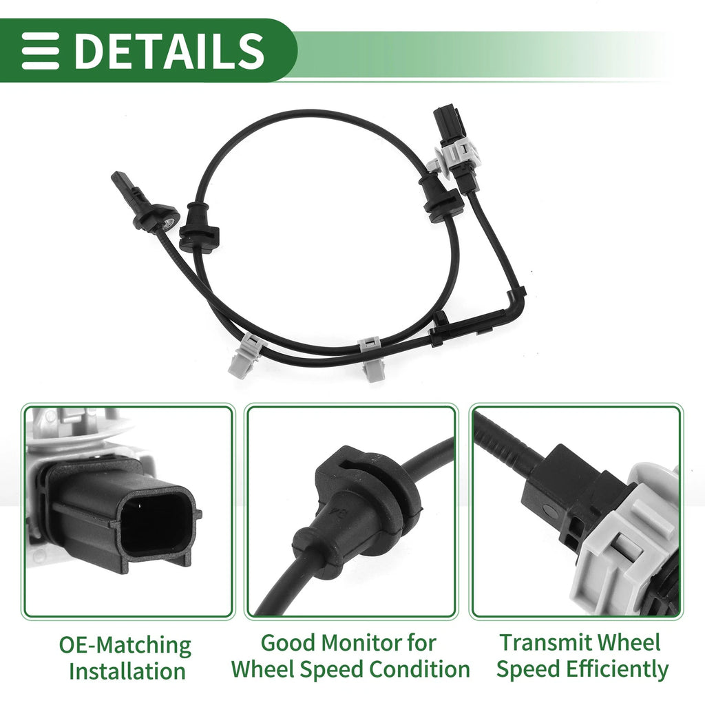 ABS Wheel Speed Sensor No. 57450TGGA01 for Honda Civic (2016–2021)