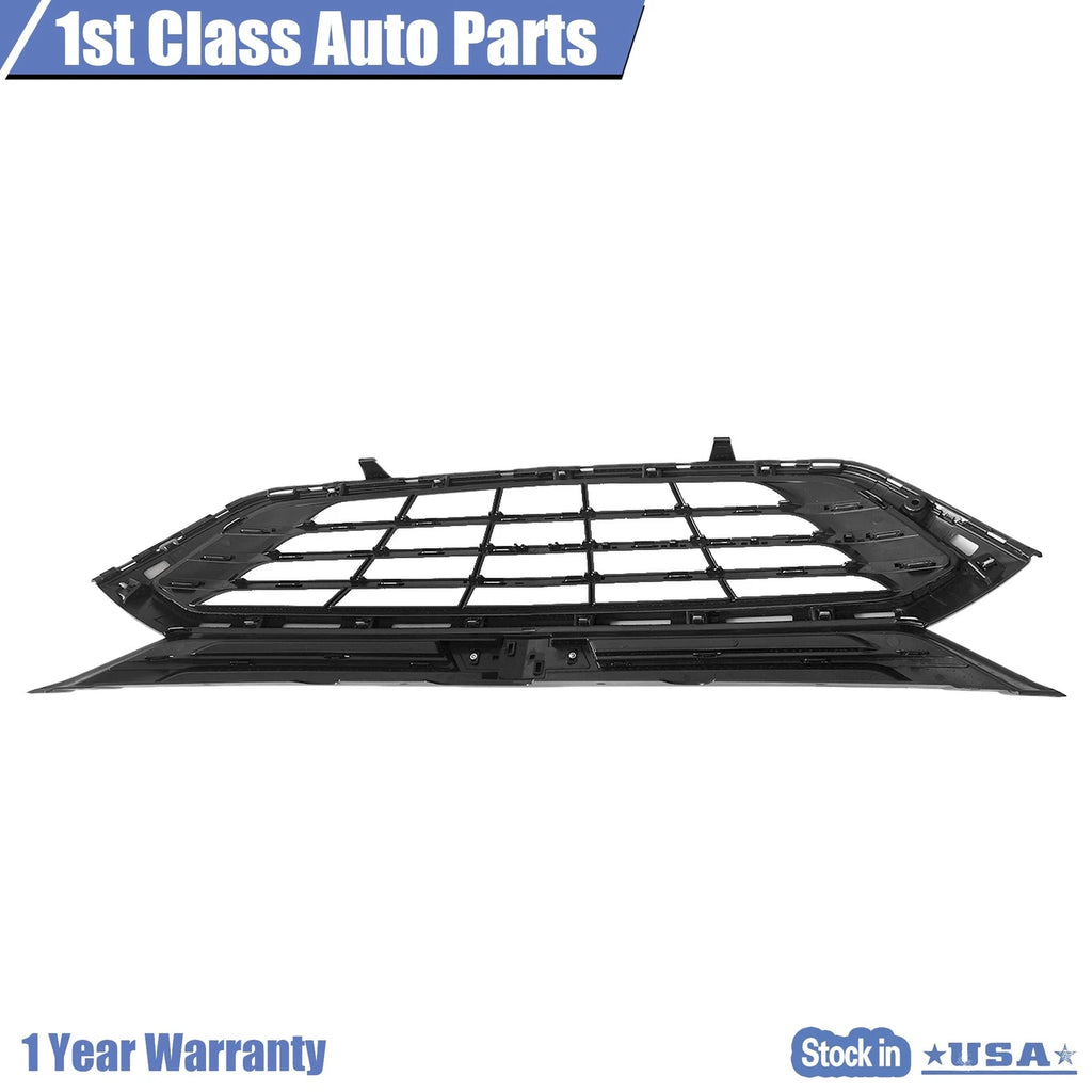 Glossy Black Front Upper Bumper Grille for Chevrolet Equinox (2018-2020)