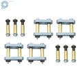 Heavy Duty Trailer Shackle Kit for CRE3000 (Stock Equaflex, 2.25")
