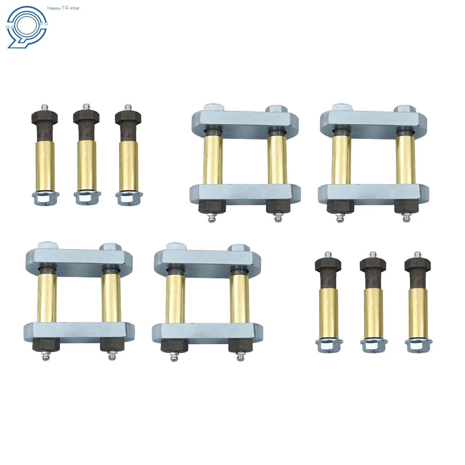 Heavy Duty Trailer Shackle Kit for CRE3000 (Stock Equaflex, 2.25")