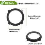 2X Speaker Spacer Ring Adapter for Kia Soul (6.5")