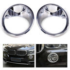 2 x Front Fog Light Lamp Covers for BMW X5 F15 (2014-2018)
