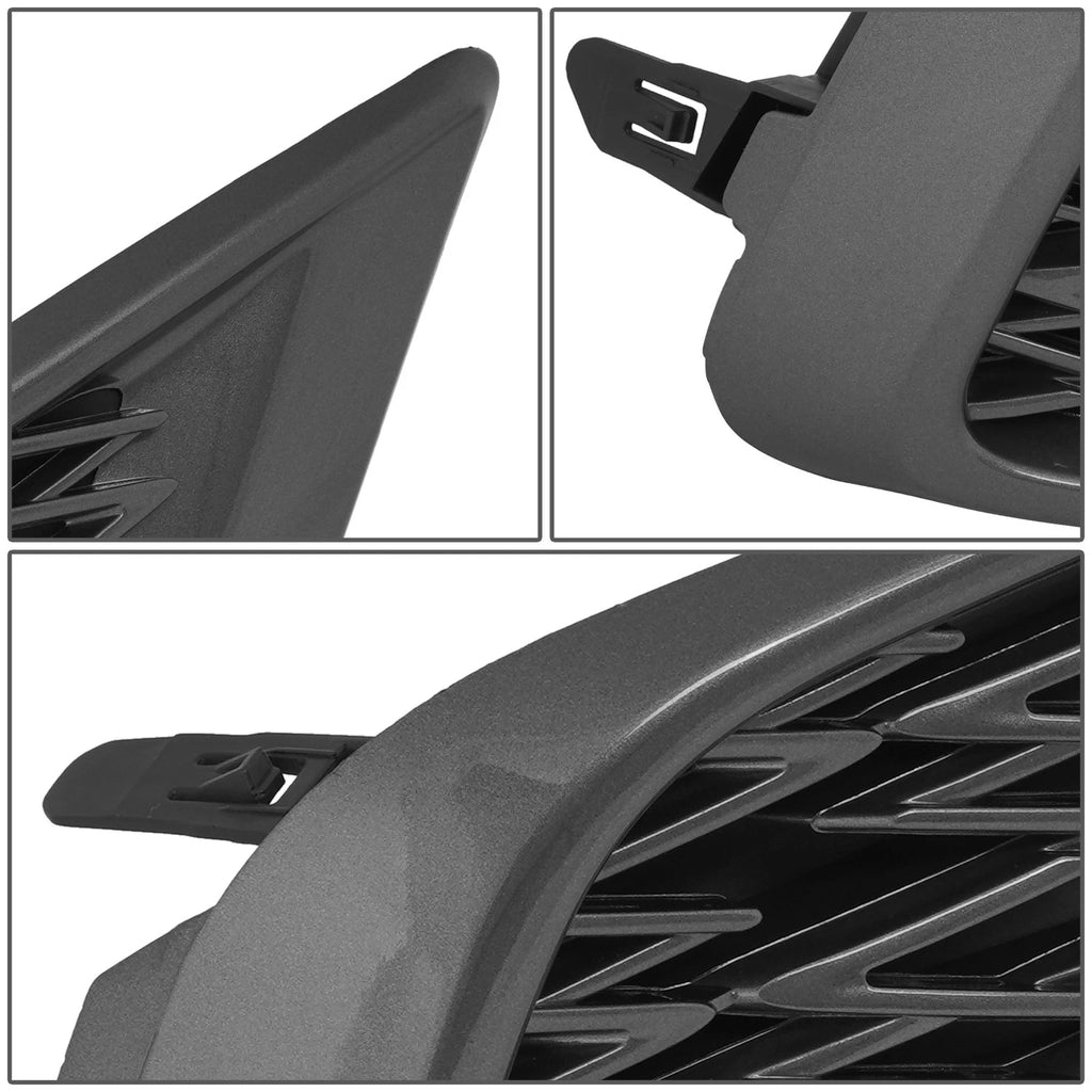 Fog Light Cover for Lexus NX300 (2018–2021) RH Side, Smooth Black