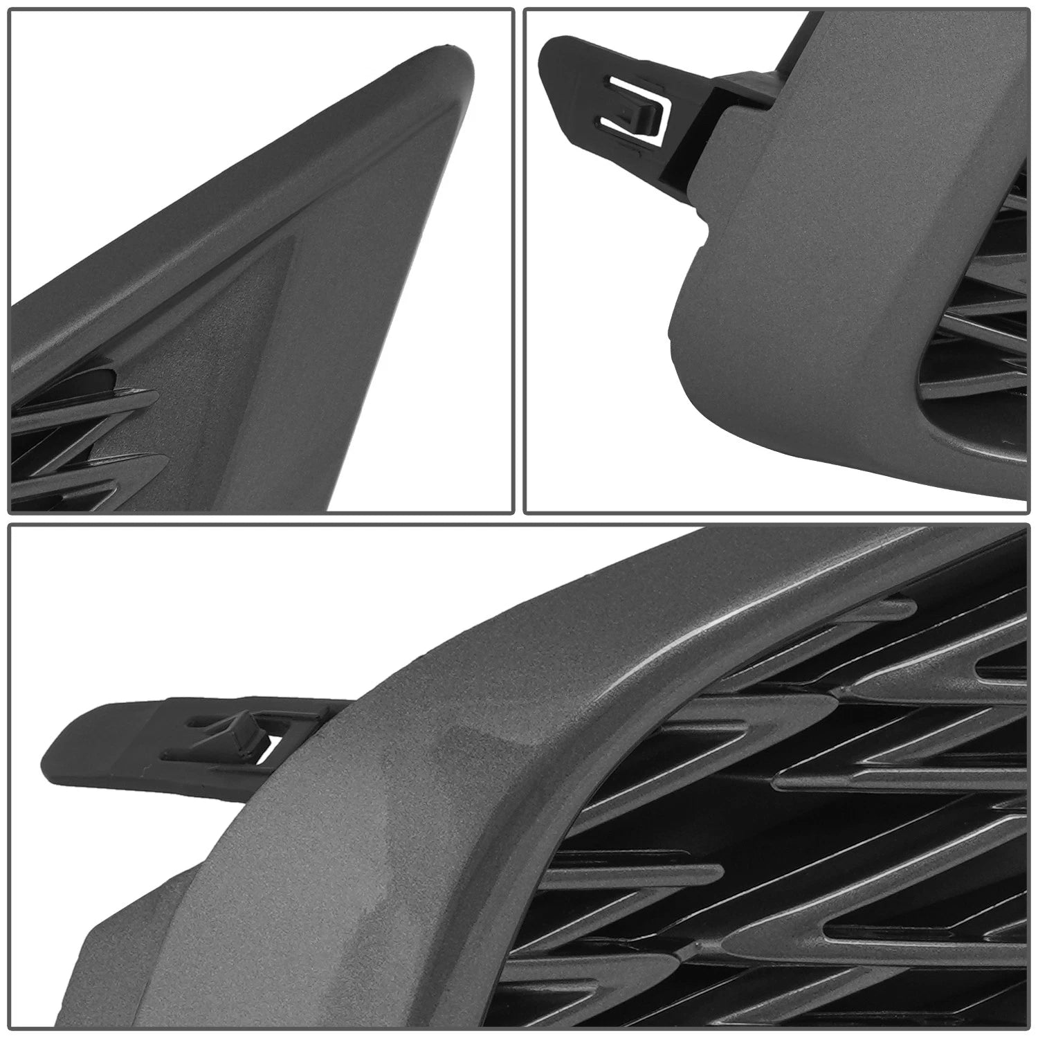 Fog Light Cover for Lexus NX300 (2018–2021) RH Side, Smooth Black