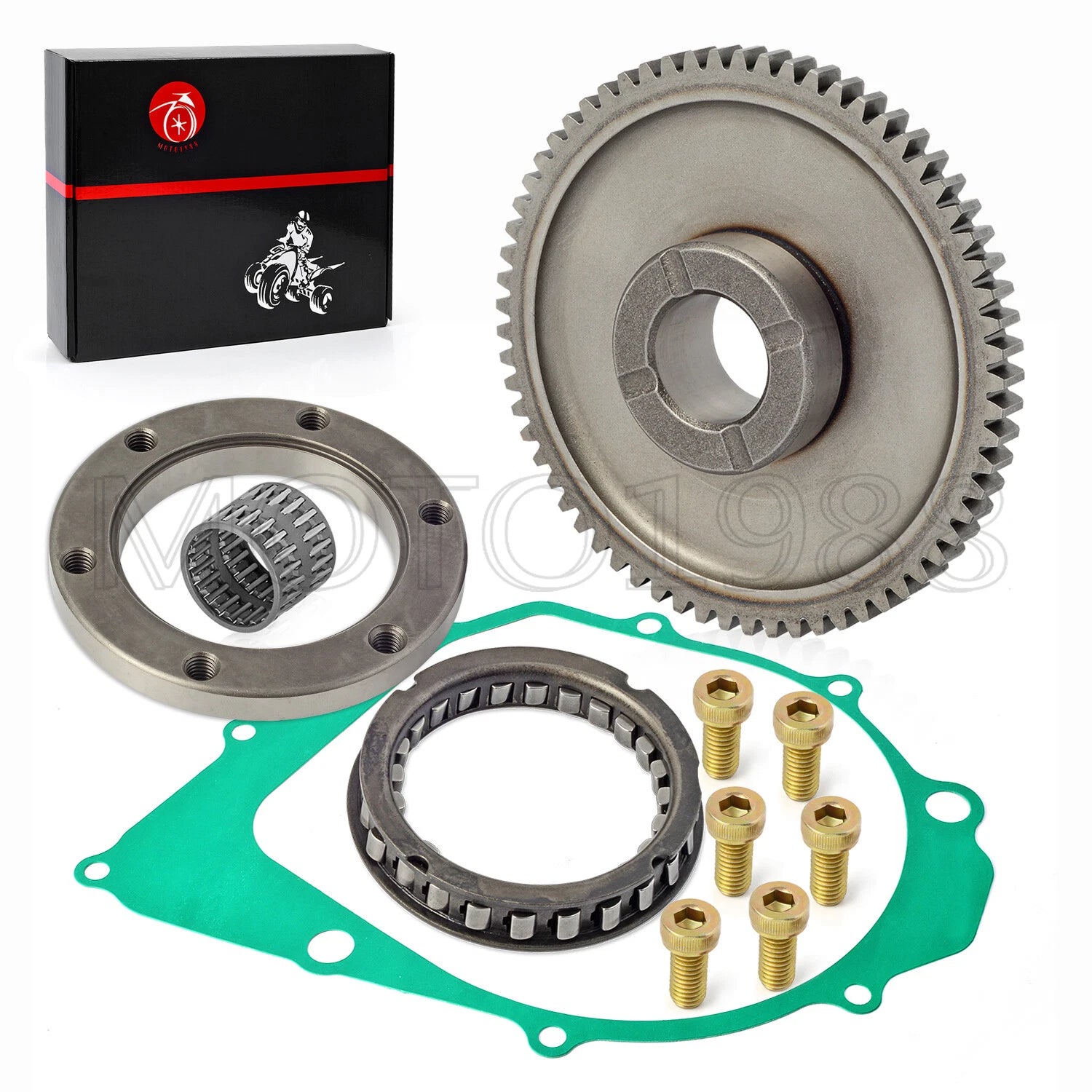 Starter Clutch Gear Idler & Bearing Kit for Yamaha Raptor 350 YFM350R (2005–2013)