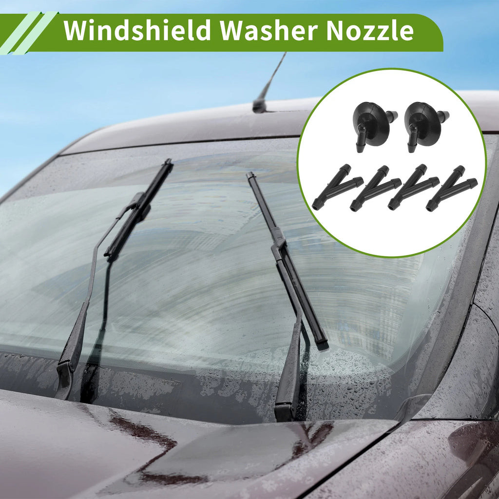 Windshield Washer Nozzle with Hose Connector for Dodge (No. 5125061AA)