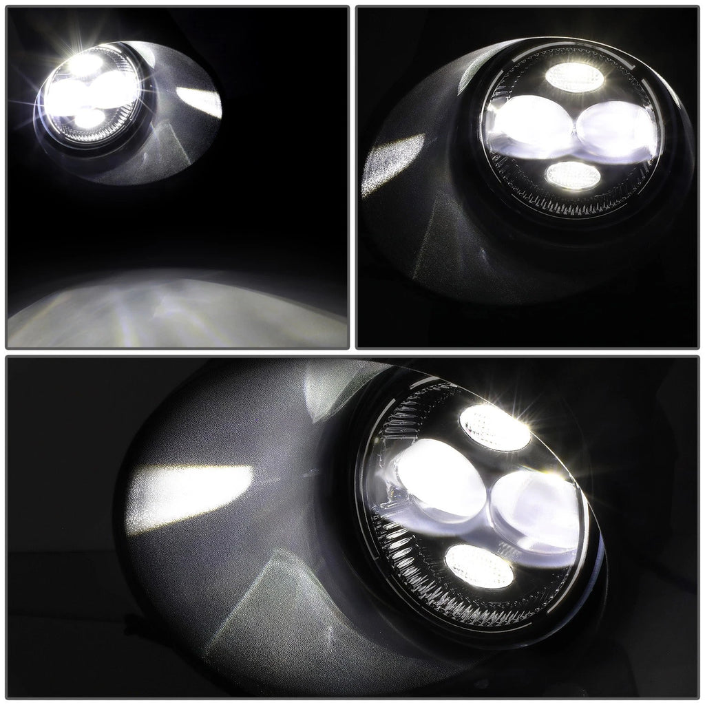 Fog Light Lamp Set for Ford F150 Lincoln Mark LT (2005–2008) Smoked Lens w/ Bezel + Switch