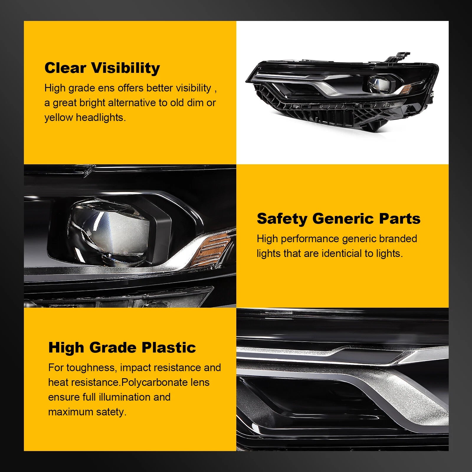 Full LED Headlight for Cadillac XT6 (2020–2023)