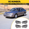 Set of 4 Interior Door Handles for 1998-2002 Toyota Corolla, Chevy Prizm