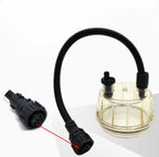 Oil Water Separator Ponding Cup w/ Sensor for Volvo EC210 EC240 EC360 EC480