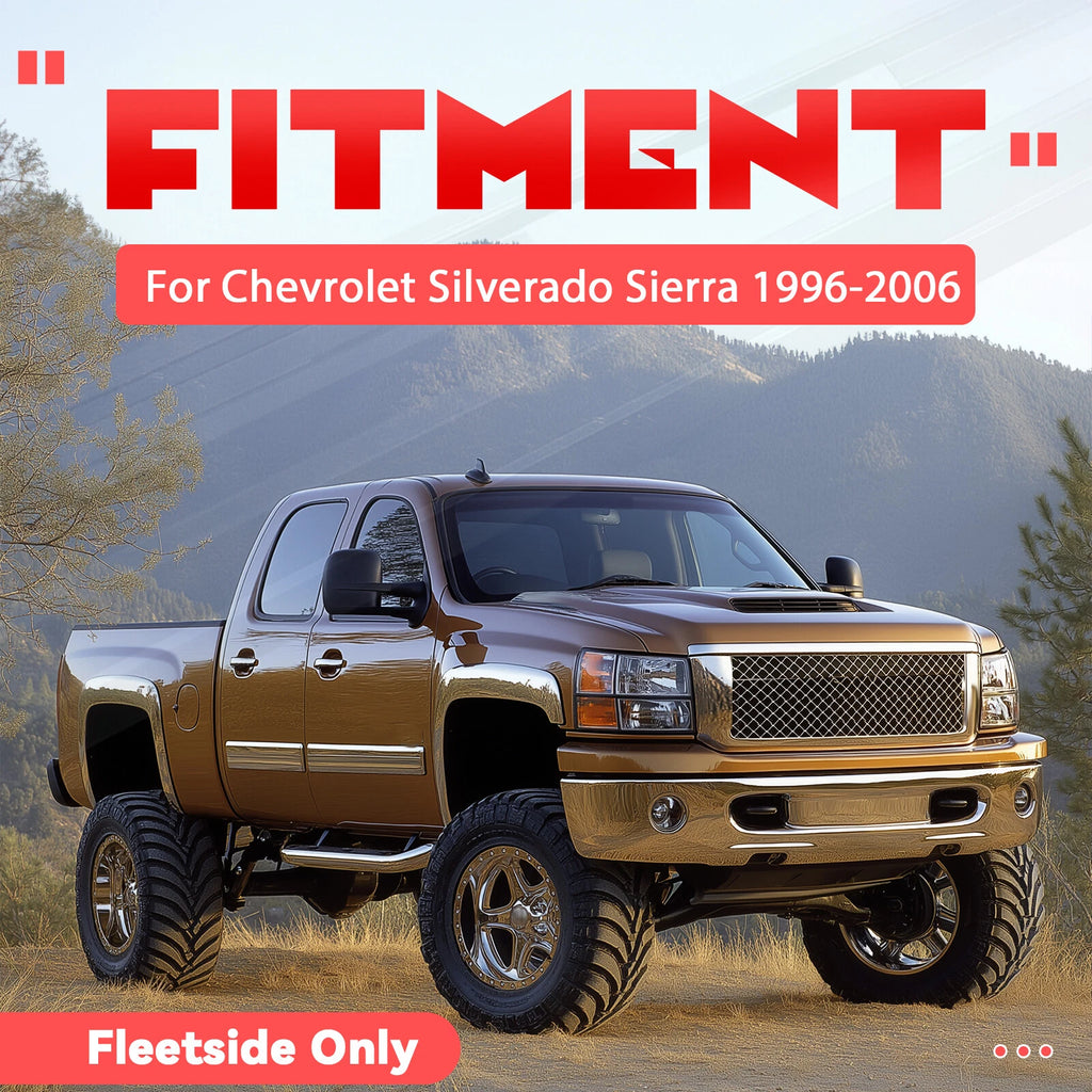 Tailgate Rear Spoiler Wing for Chevy Silverado GMC Sierra (1999–2006)