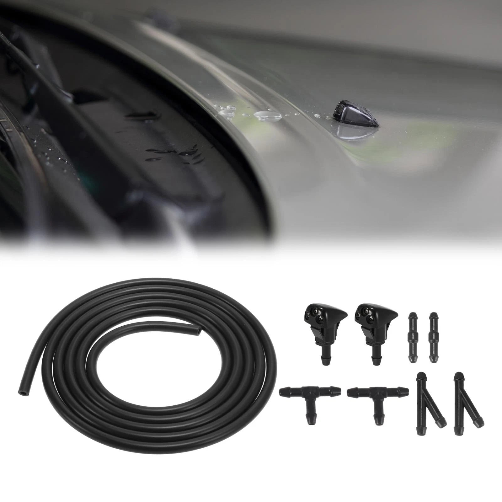 Front Windshield Washer Nozzles Kit for Hyundai Sonata (2002–2005) 98630YY000