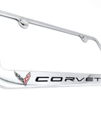 Chrome License Plate Frame Replacement for Chevrolet Corvette C8 (2020–2024)