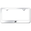 New Logo on Stainless Steel License Plate Frame-Officially Licensed for Nissan Z