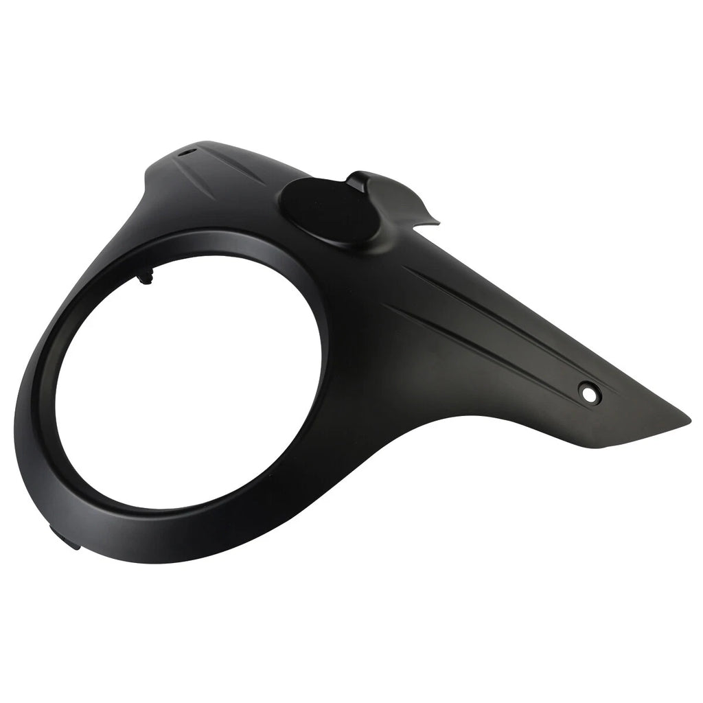 Matte Black Headlight Bezel Trim for Indian Roadmaster (2015–2024) Chieftain (2014–2018)