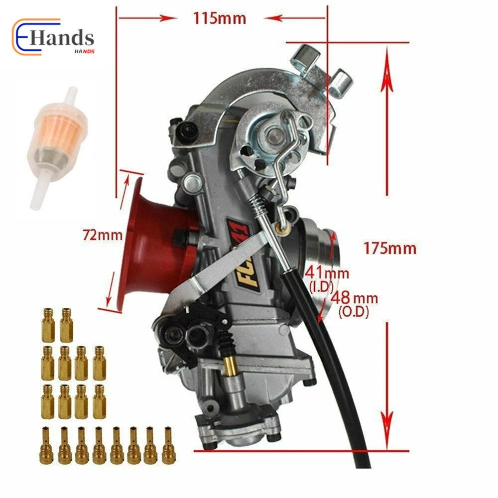 41mm Carburetor for Honda XR650, Suzuki DR650, XL650, TT600 (US)