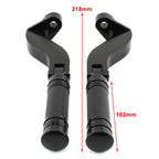 Rear Passenger Foot Pegs for Harley Touring (1993-2023) Black
