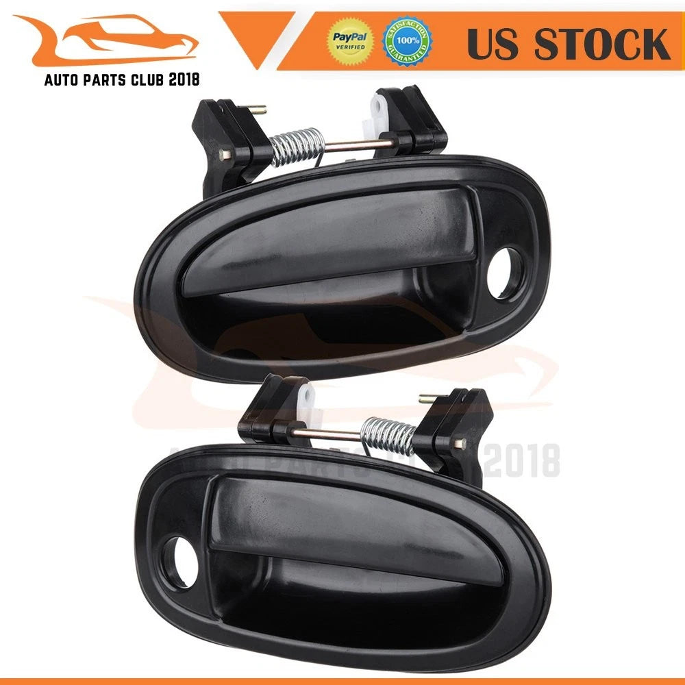 2PCS Door Handles for Toyota Avalon (1995–1999) 79417 79416 Black Exterior