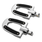 Chrome Footpeg Pegs for Harley Touring Road Street Glide