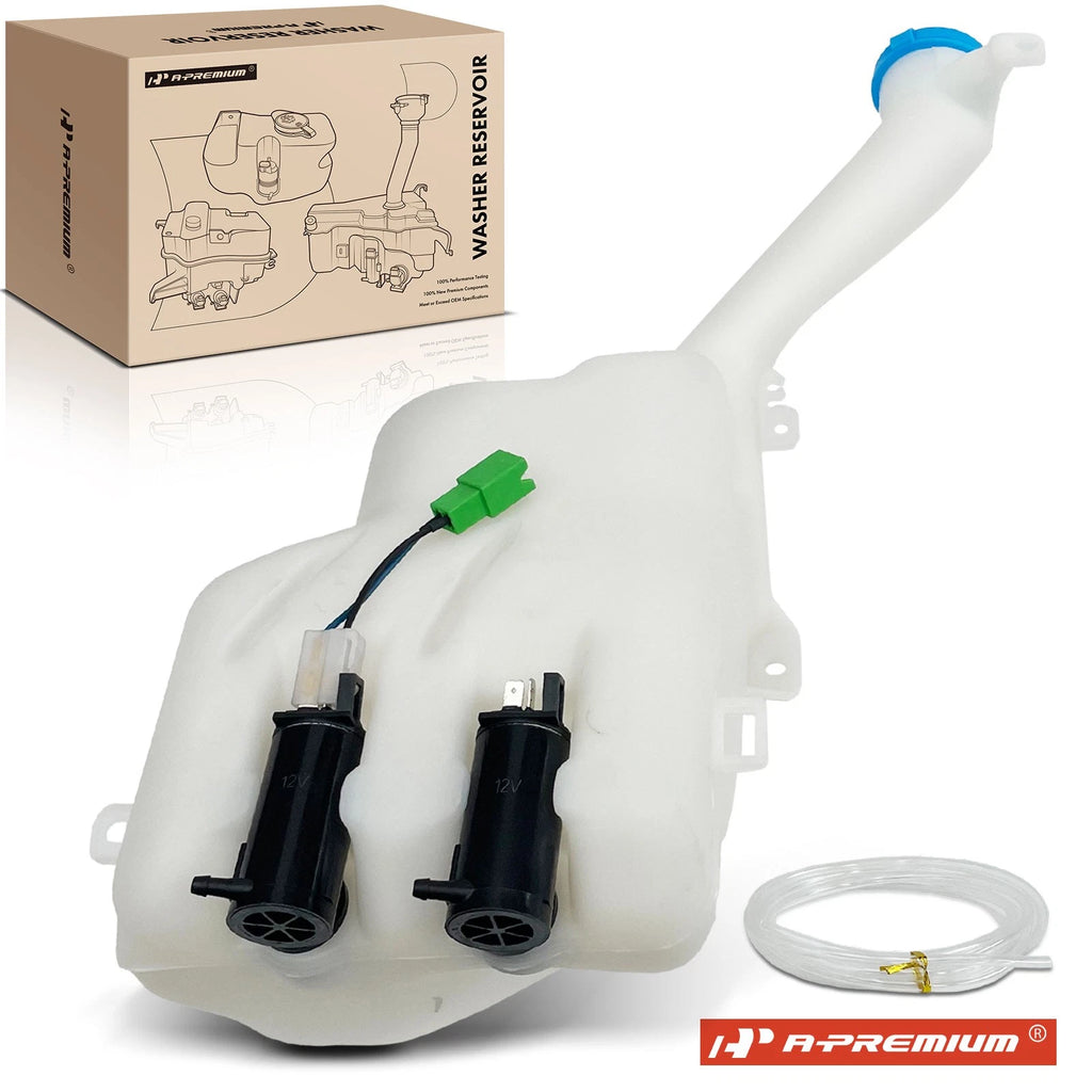 Windshield Washer Reservoir with Cap & Pump for Honda Civic (1996–2000)