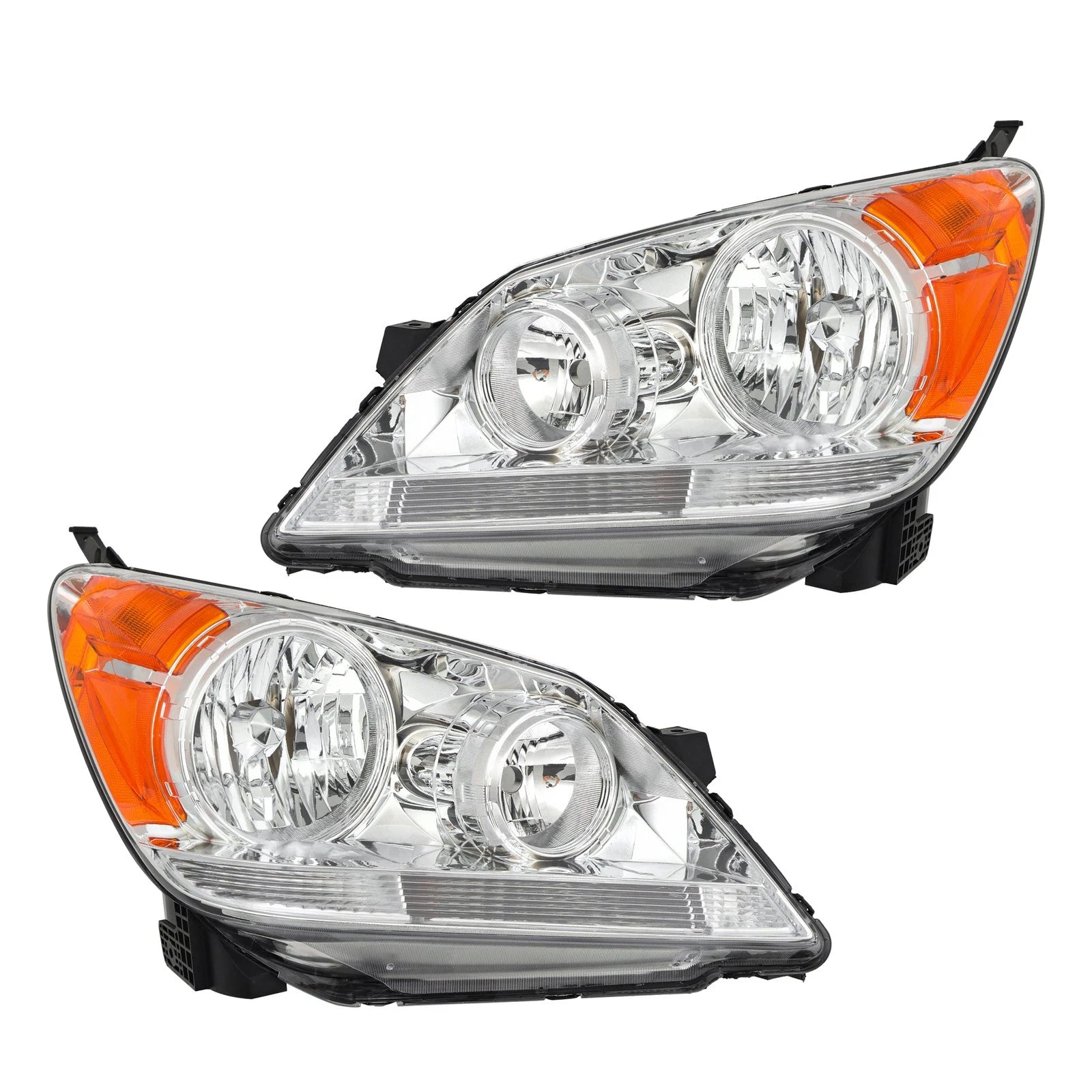 Set of 2 Halogen Headlight Assemblies for Honda Odyssey (2005–2010)