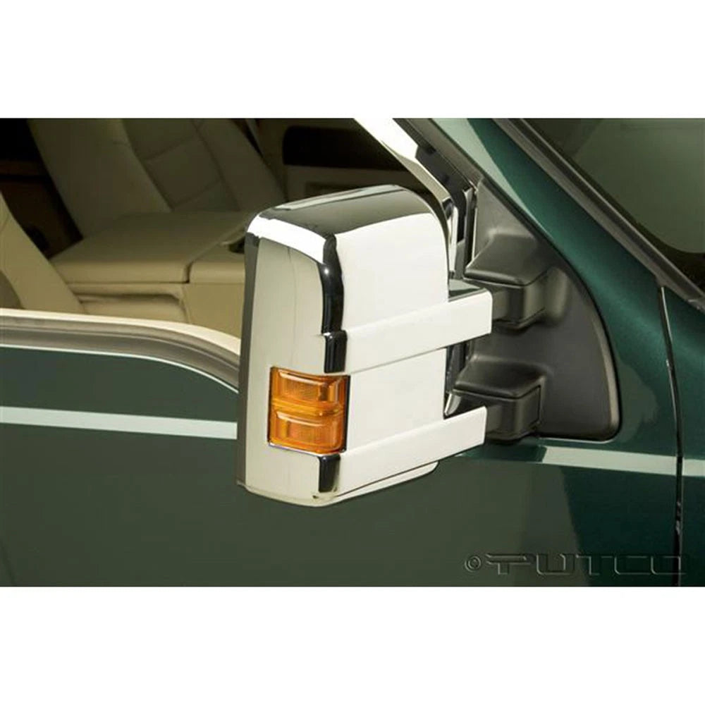 Putco Chrome Mirror Covers Replacement for 2008-2016 Ford F250 F350
