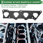 Engine Intake Manifold Gasket for Honda Civic (2001–2005) No. 17055PLC004