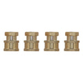 4x Brass Pressure Washer Coupler 1/4" Quick Connect Socket to 1/4" Female NPT
