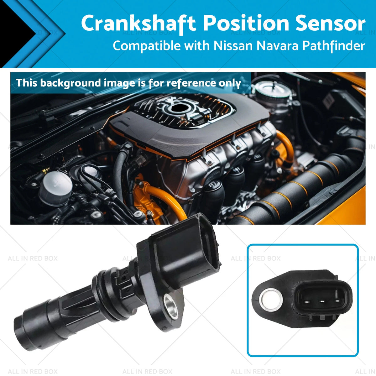 Crankshaft Position Sensor for Nissan Navara D40, Pathfinder R51 (2005–2015)