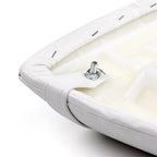 Passenger Rear Seat Leather Pillon for Honda CBR929R (2000–2001) White B