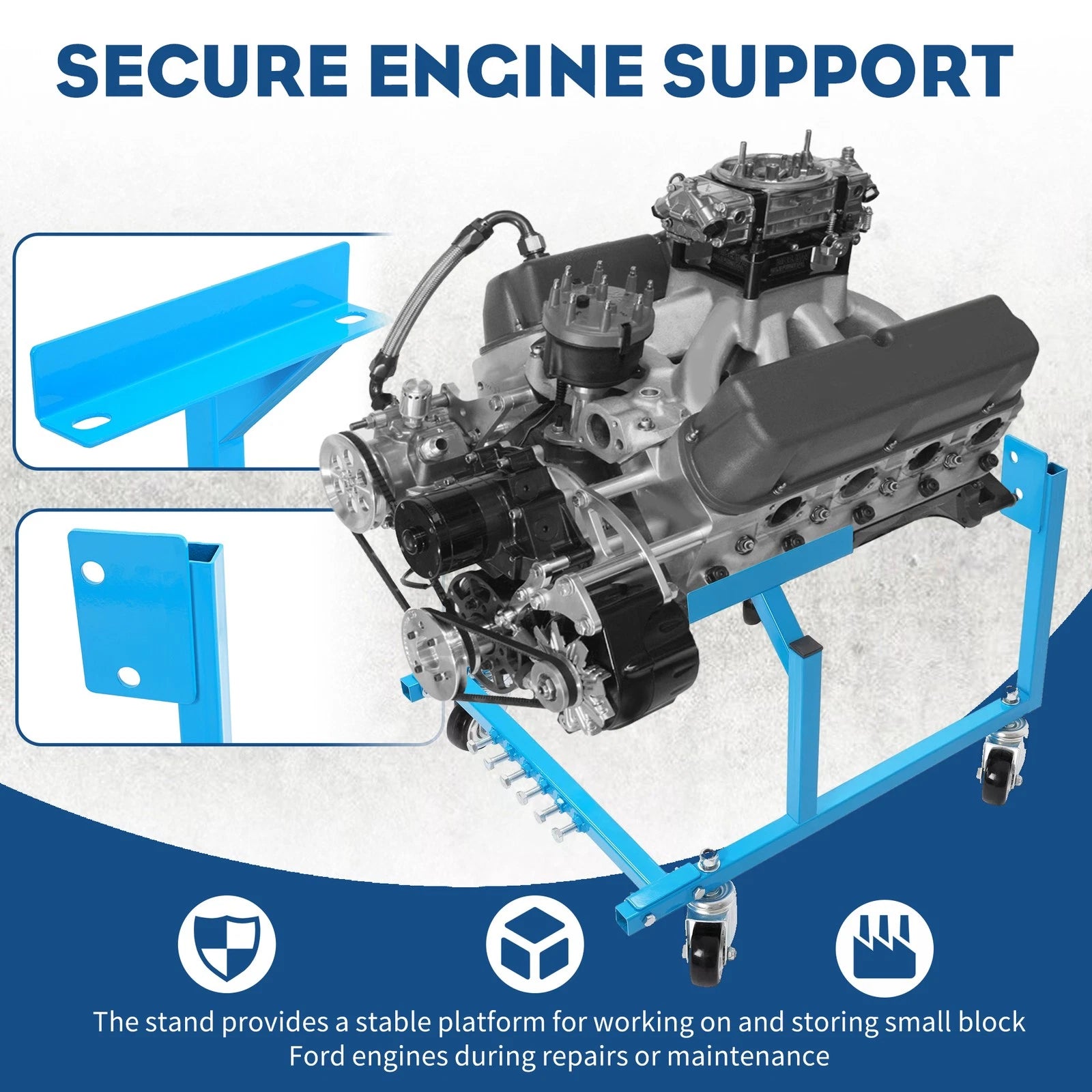 Engine Cradle Stand for Ford Small Motor Block (1000 lbs)