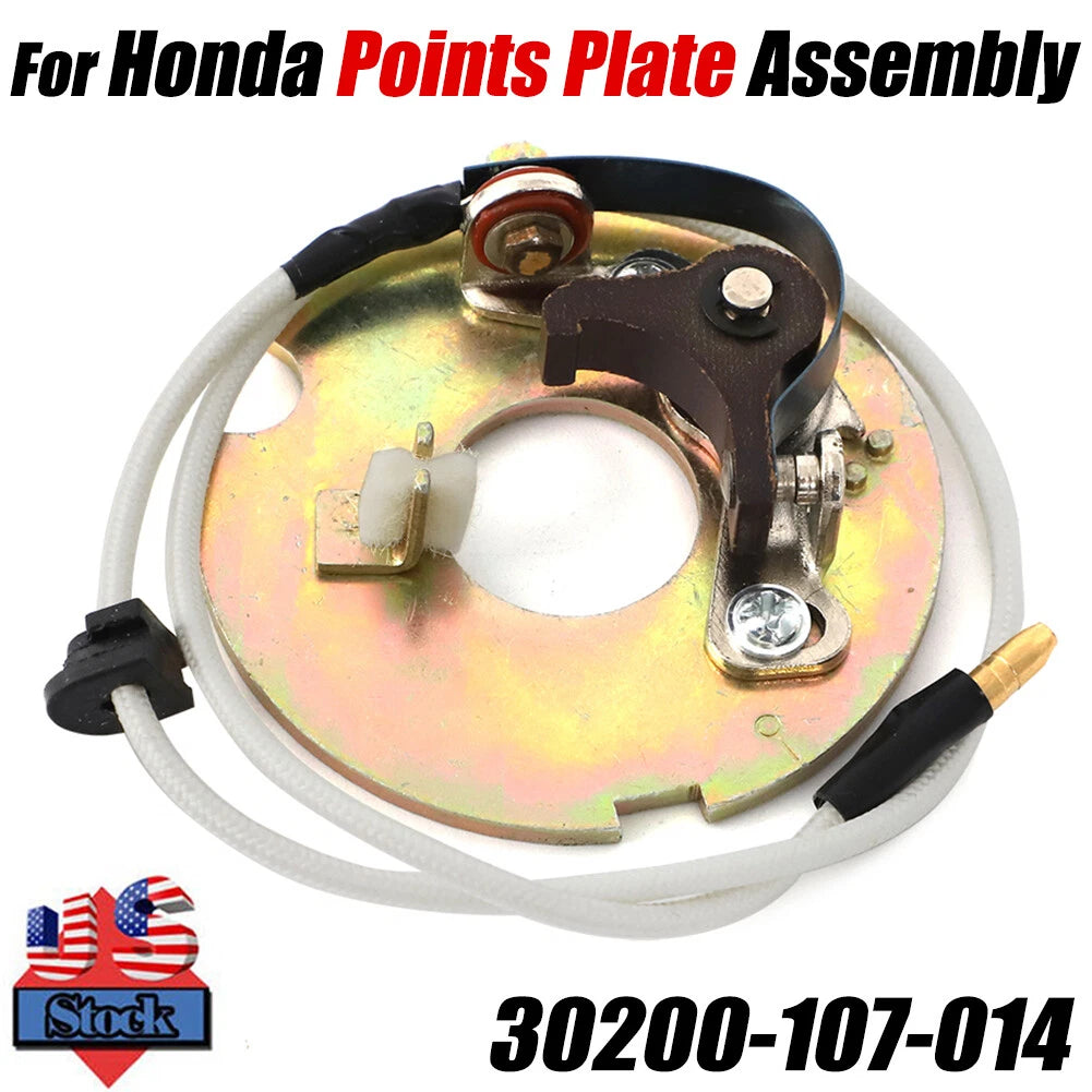 Points Plate for Honda ATC90 CT90 CL90 CM91 S90 ST90 CB100 CB125 CL100 SL100 XL (1966–1983)
