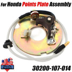 Points Plate for Honda ATC90 CT90 CL90 CM91 S90 ST90 CB100 CB125 CL100 SL100 XL (1966–1983)
