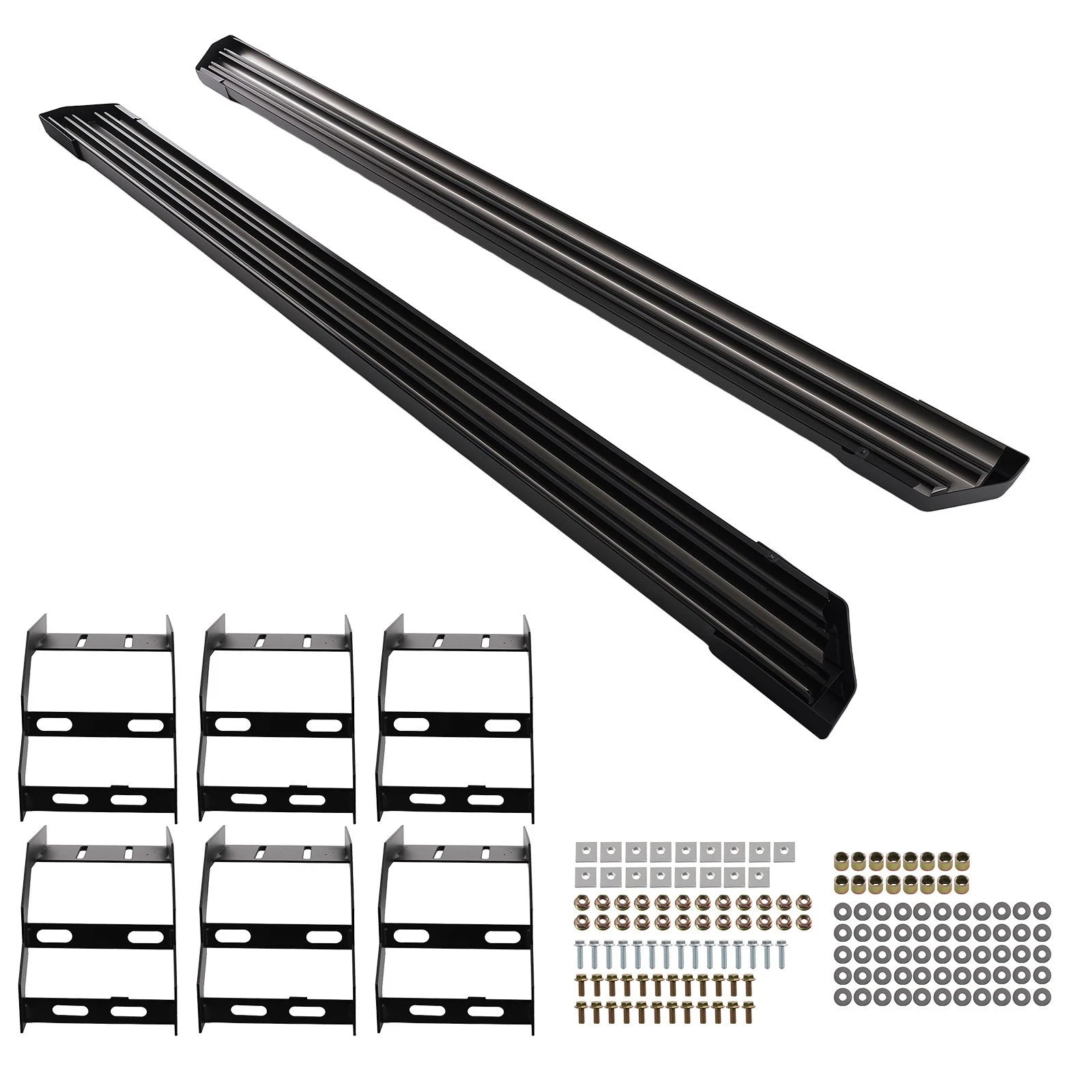 6 Inch Side Steps for Ford F-150 SuperCrew Cab (2015–2026) Non-Slip