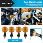 4X Turn Signals Amber for Harley Motorcycle (2002–2023)