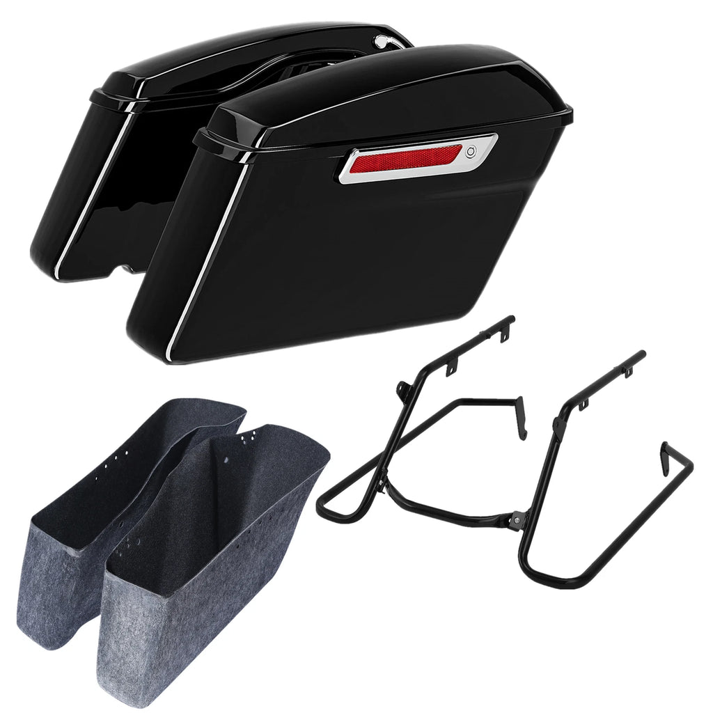 Saddlebags & Conversion Brackets for Harley Softail FLFB FLFBS FXBR FXBRS (2018–2023)