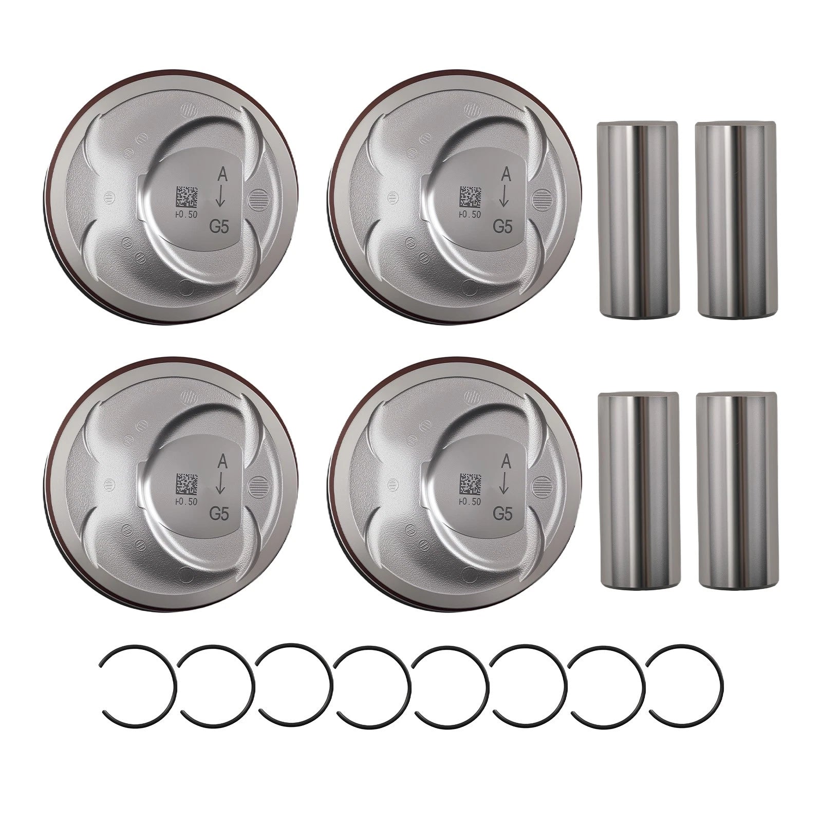 Oversize Piston & Rings Kit +0.50MM for Hyundai Kia Sorento Optima (G4KJ)