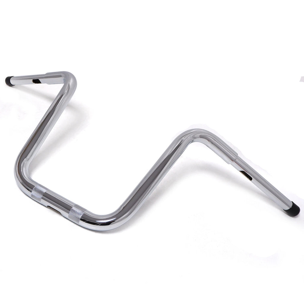 10" Chrome Fat Mini Ape Handlebar for Harley Road King (2014–Present)