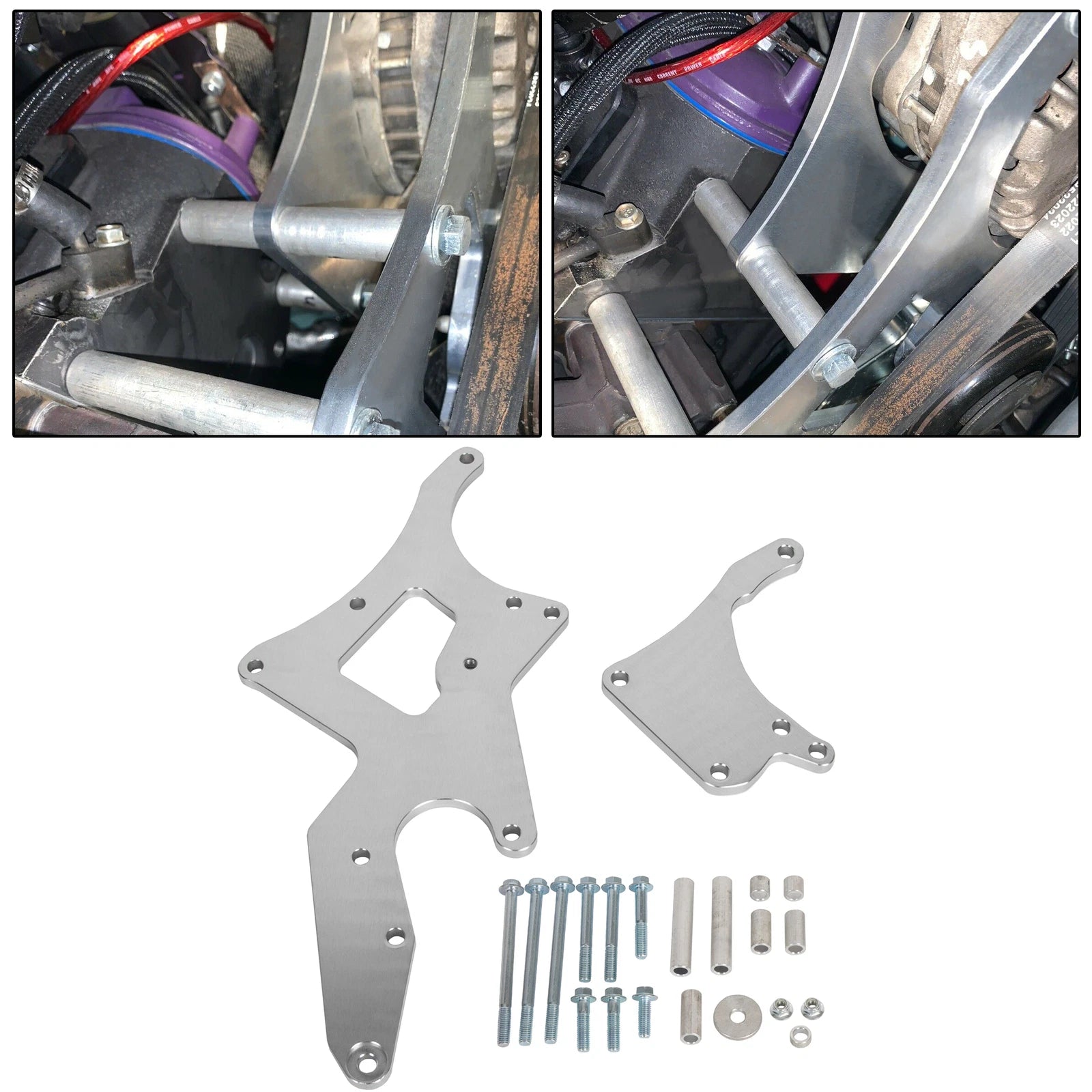 Serpentine Bracket for LS Engines (Alternator Power Steering Pump Swap)