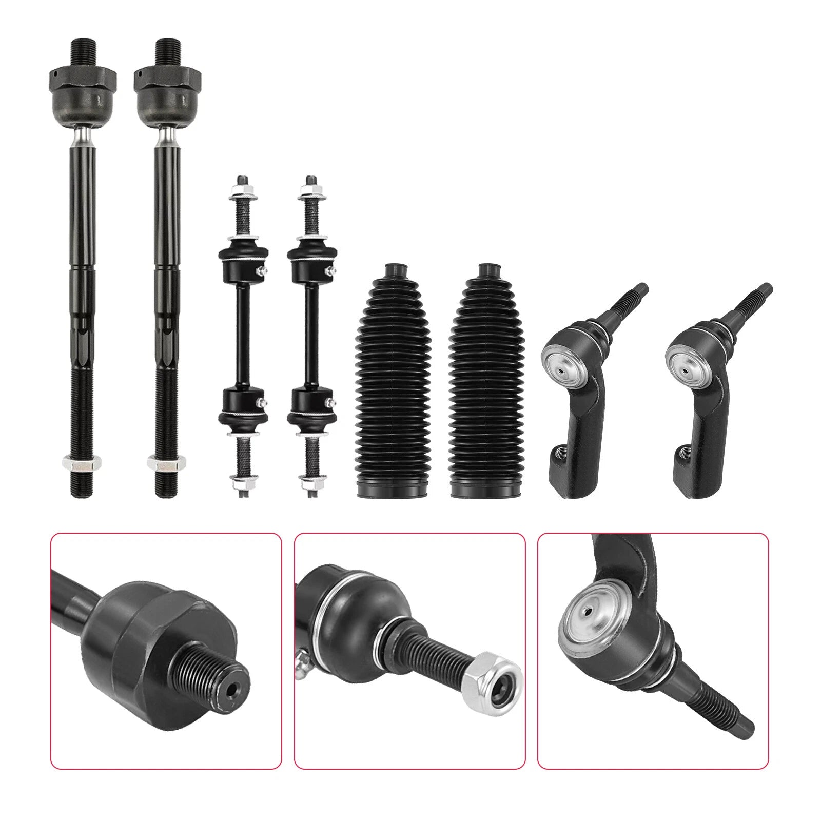 Front Control Arms and Sway Bar Links Kit for 2009–2014 Ford F-150 4WD