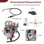 Carburetor, Throttle Cable & Fuel Filter for Arctic Cat 400 2x4/4x4 (2000–2005)