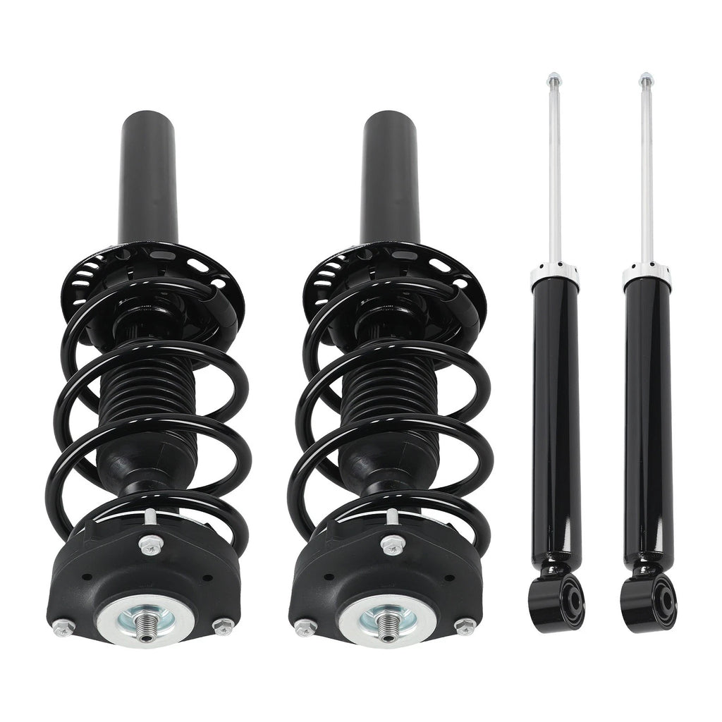 4X Front + Rear Struts w/Coil Spring for VW Rabbit, Passat (2006–2010)