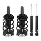 4X Front + Rear Struts w/Coil Spring for VW Rabbit, Passat (2006–2010)