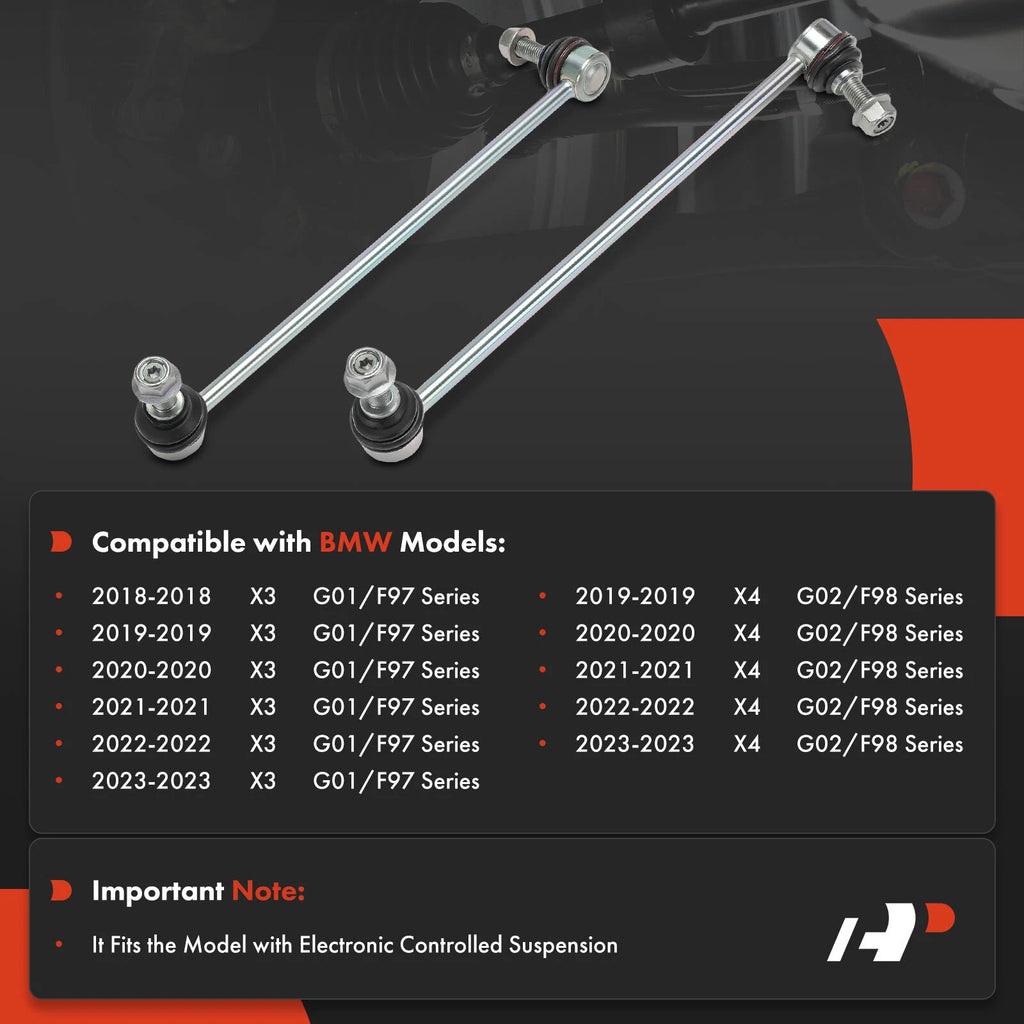 2X Front Sway Bar Links for BMW X3 X4 (2018-2023)