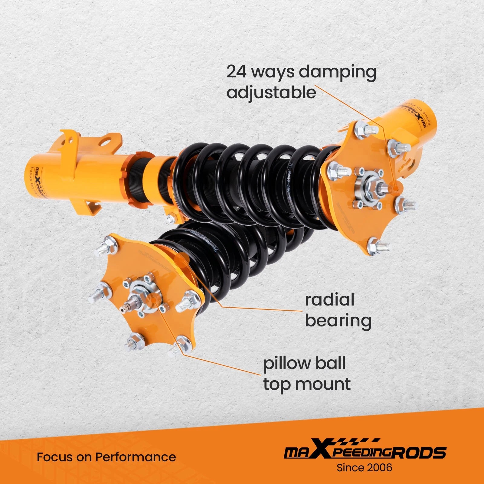 Coilover Suspension Kit & Rear Camber Arms for Honda CR-V (2007-2011)