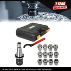 14-Piece Chuck Set for NMTB 40 (Precision Accuracy .0005")