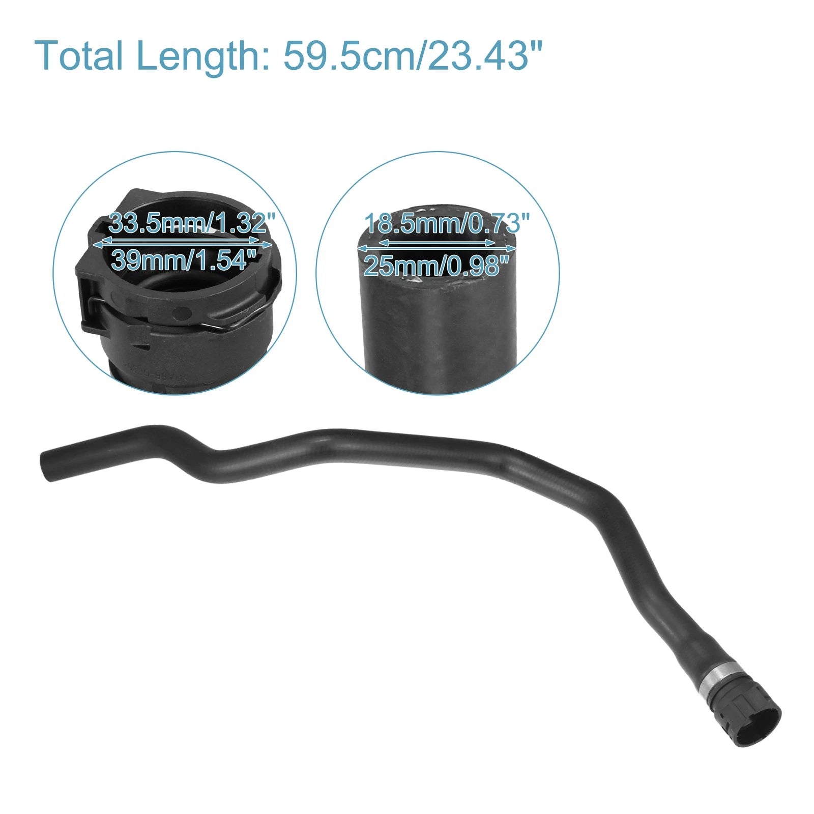 Engine Radiator Coolant Heater Hose for BMW 3 Coupe (E46) No. 64218377783