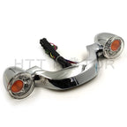 Rear Turn Signal Brake Light Bar for Harley Street Road Glide (2010–2017) Chrome